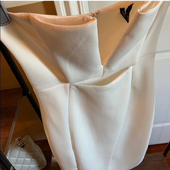 Revolve NBD Unravel Midi Ivory Dress, S - Picture 4 of 8